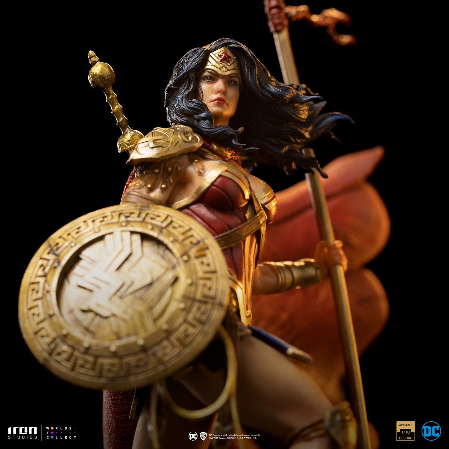 [LIMITED PO] Iron Studios - Deluxe 1:10 Art Scale - DC Comics - Wonder Woman Unleashed - Marvelous Toys