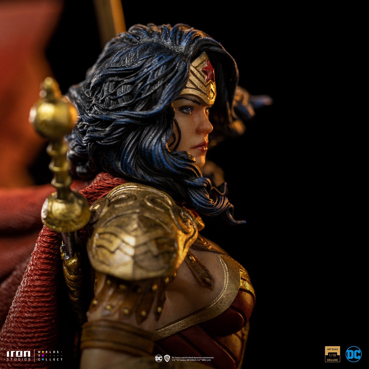 [LIMITED PO] Iron Studios - Deluxe 1:10 Art Scale - DC Comics - Wonder Woman Unleashed - Marvelous Toys