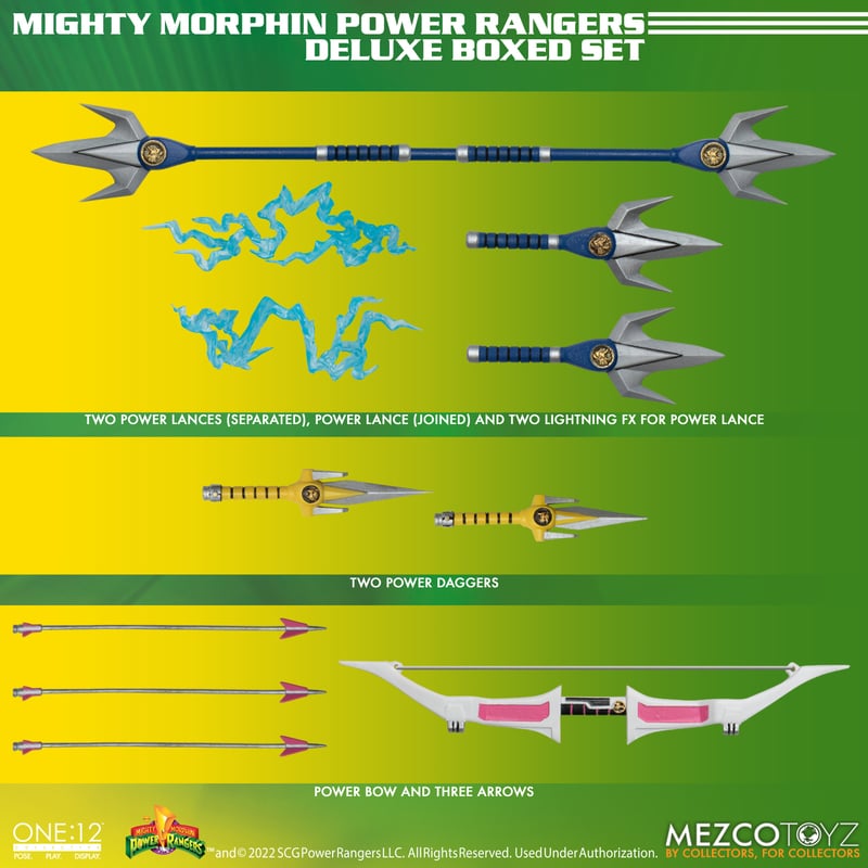 Mezco - One:12 Collective - Mighty Morphin&#39; Power Rangers (Deluxe Boxed Set) - Marvelous Toys