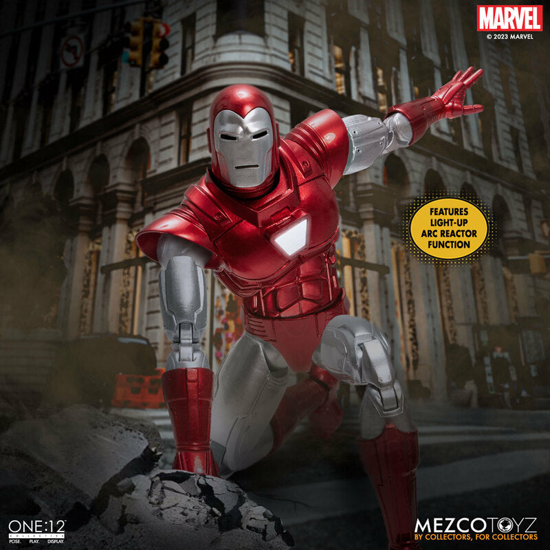 Mezco - One:12 Collective - Marvel - Silver Centurion Iron Man - Marvelous Toys