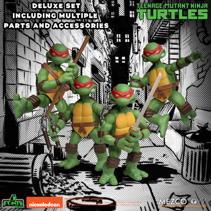 Mezco - 5 Points Plus - Teenage Mutant Ninja Turtles Boxed Set – Marvelous  Toys