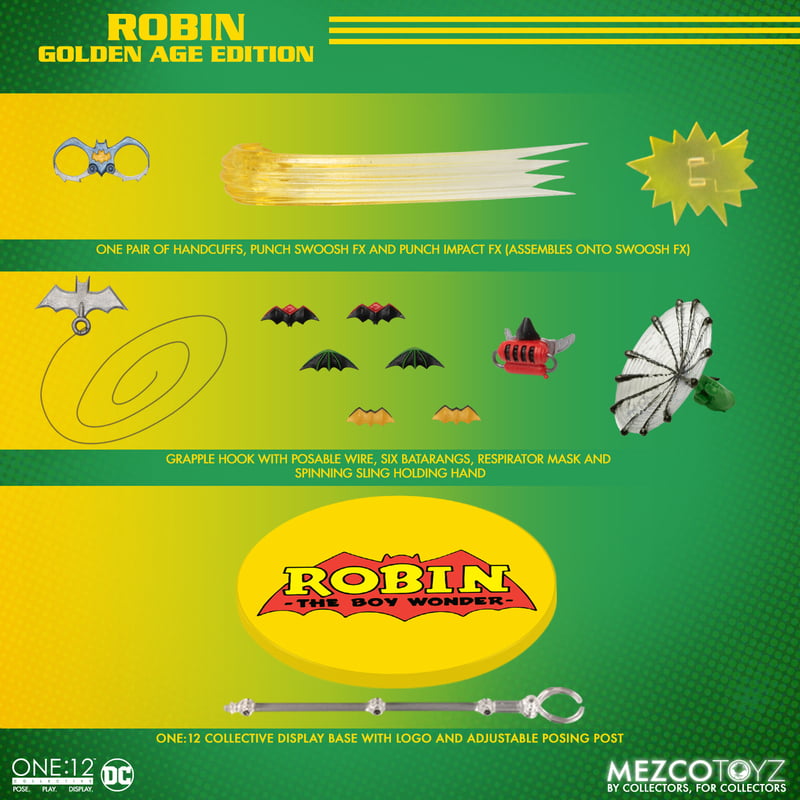 Mezco - One:12 Collective - DC Comics - Robin (Golden Age)