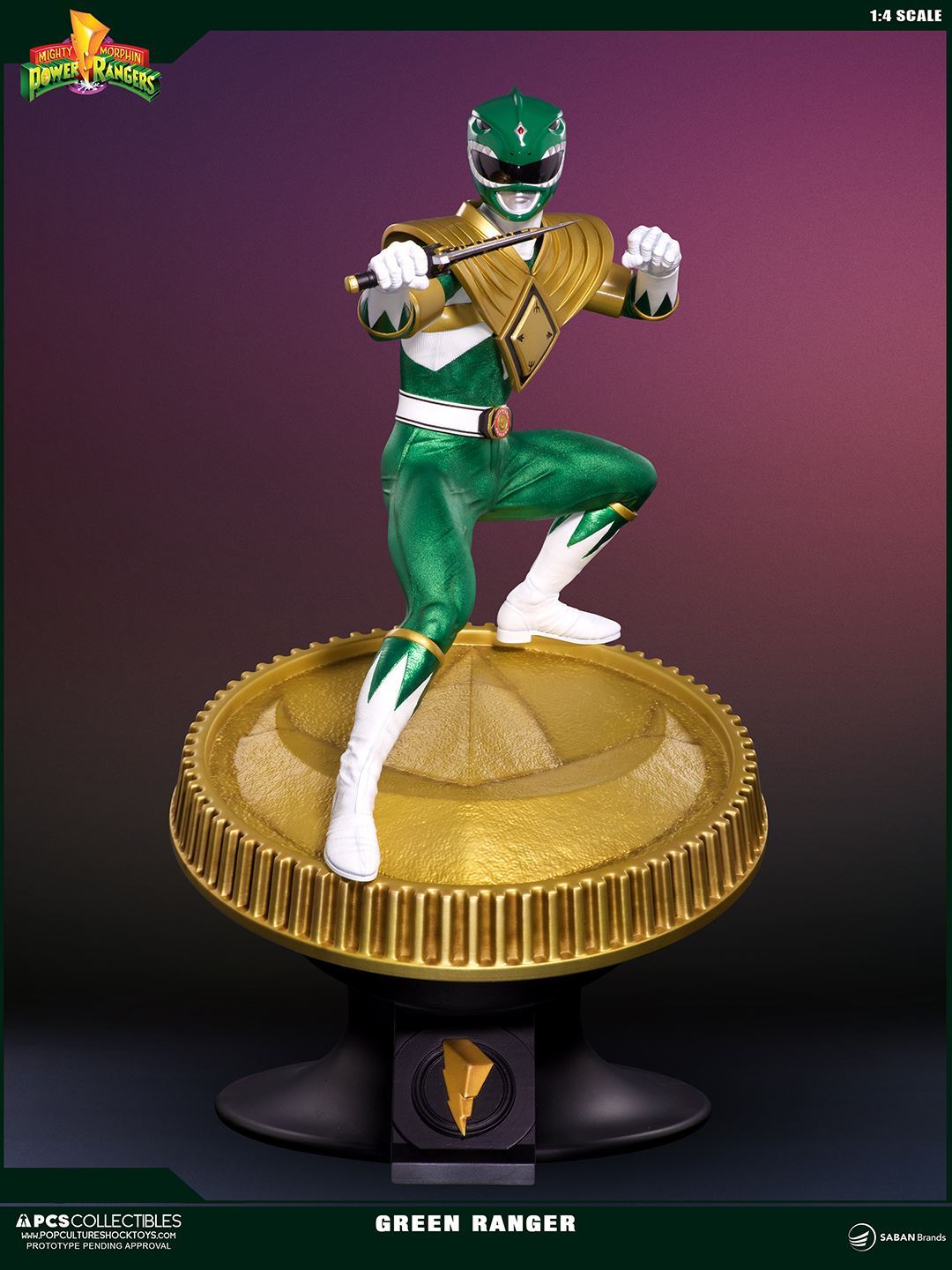 PCS Collectibles - Mighty Morphin' Power Rangers - Green Ranger 1/4 Statue