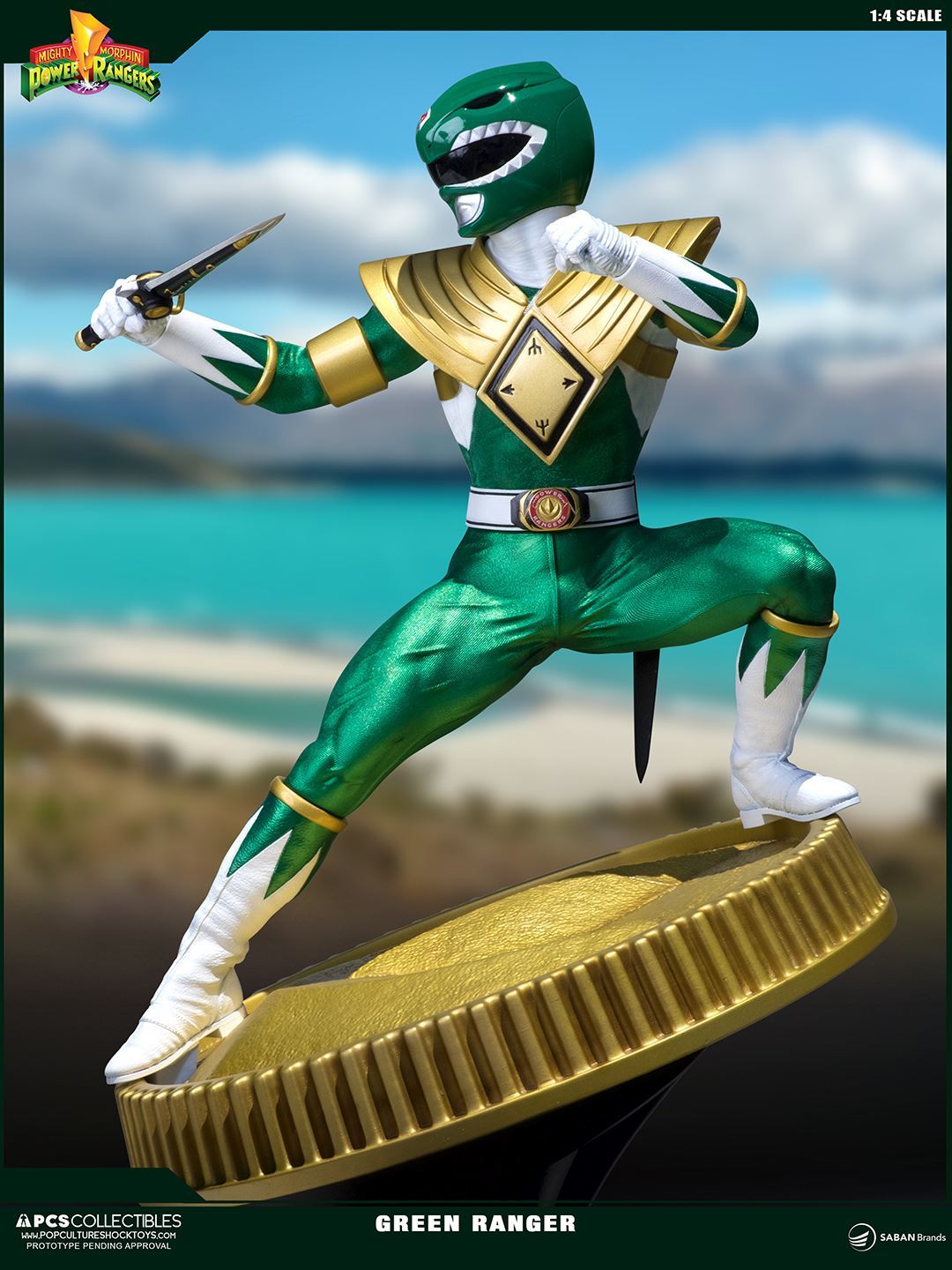 PCS Collectibles - Mighty Morphin' Power Rangers - Green Ranger 1/4 Statue