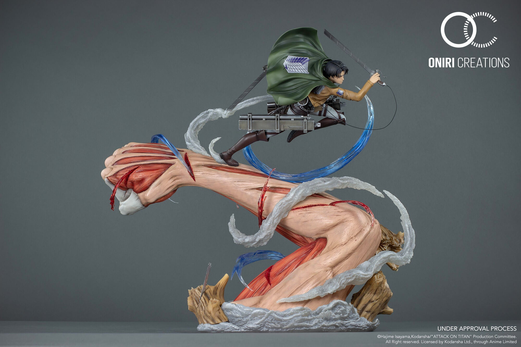 Oniri Creations - Attack on Titan - Levi vs. Female Titan (1/6 Scale Diorama) - Marvelous Toys