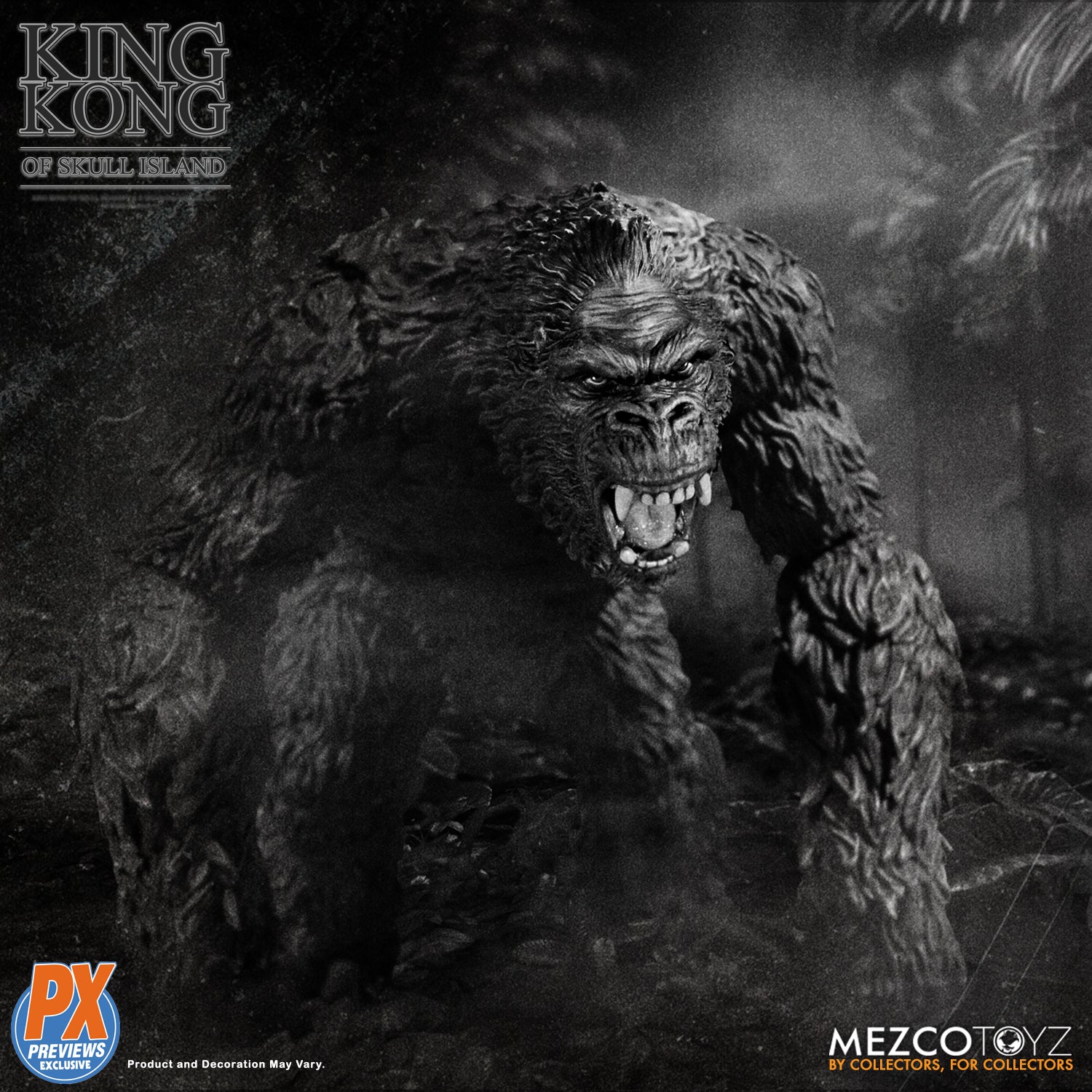 Mezco - King Kong of Skull Island B&W Version (Previews Exclusive) - Marvelous Toys