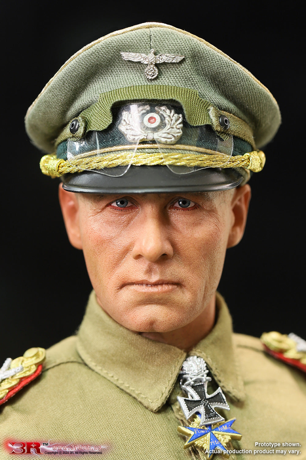 3R - GM651 - General Field Marshal of German Afrika Korps - Erwin Rommel (1/6 Scale) - Marvelous Toys