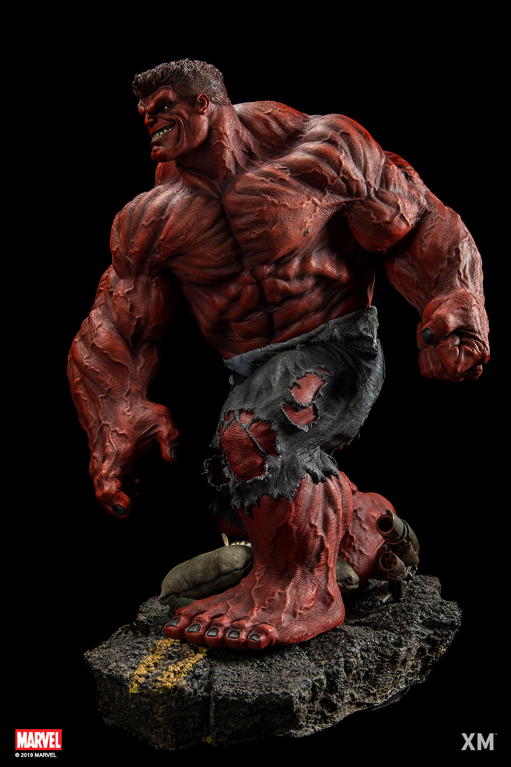XM Studios - Marvel Premium Collectibles - Red Hulk (1/4 Scale) - Marvelous Toys