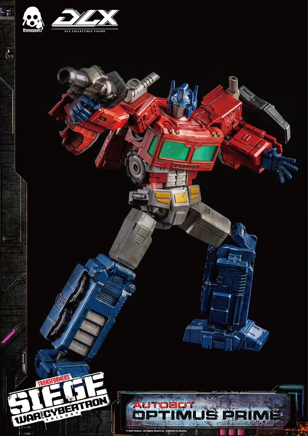 ThreeZero x Hasbro - Transformers: War for Cybertron Trilogy - Optimus Prime (DLX Scale) - Marvelous Toys