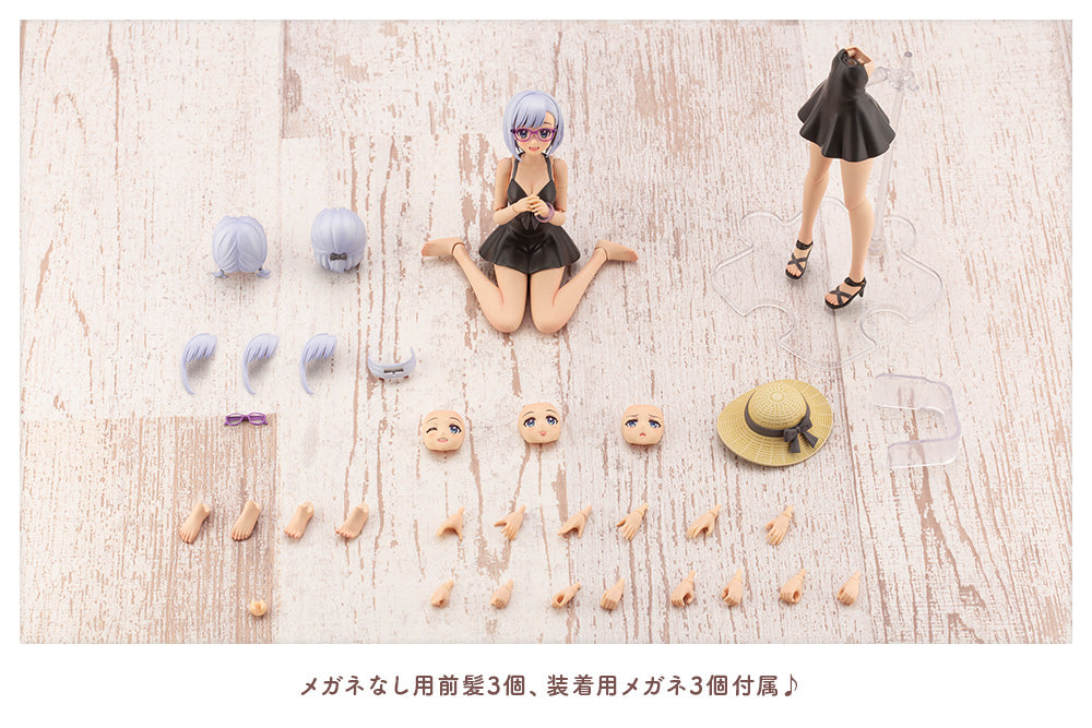 Kotobukiya - Shousai Shoujo Teien High School - Takanashi Koyomi (Swim Style) -Dreaming Style Black Swan- Model Kit (1/10 Scale) - Marvelous Toys