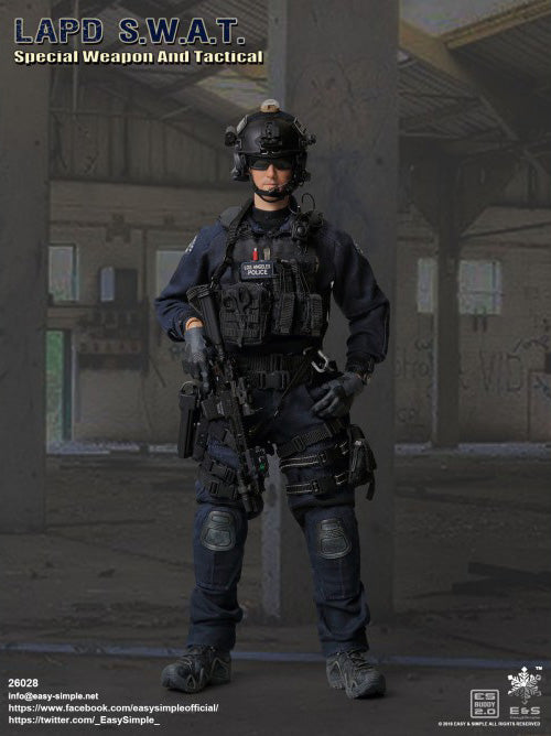 Easy &amp; Simple - 26028 - LAPD S.W.A.T. Police Officer (1/6 Scale) - Marvelous Toys