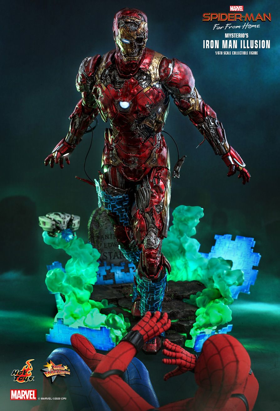Hot Toys - MMS580 - Spider-Man: Far From Home - Mysterio&#39;s Iron Man Illusion - Marvelous Toys