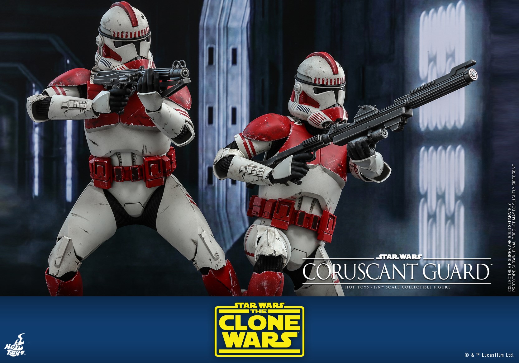 Hot Toys - TMS025 - Star Wars: The Clone Wars - Coruscant Guard