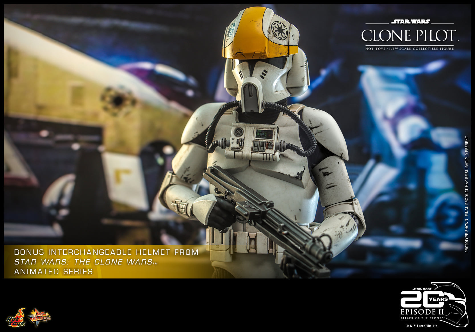 Hot Toys - MMS648 - Star Wars: Attack of the Clones - Clone Pilot - Marvelous Toys