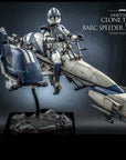 Hot Toys - TMS077 - Star Wars: The Clone Wars - Heavy Weapons Clone Trooper and BARC Speeder with Sidecar - Marvelous Toys