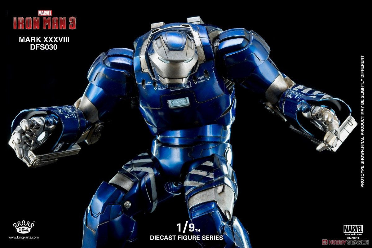 King Arts - DFS030 - Iron Man 3 - 1/9th Scale Iron Man Mark XXXVIII (38) - Marvelous Toys