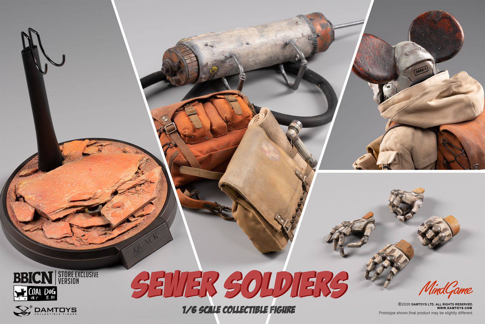 DamToys x Coal Dog - Sewer Soldiers - Quack (MindGames 5th Anniversary) (1/6 Scale)