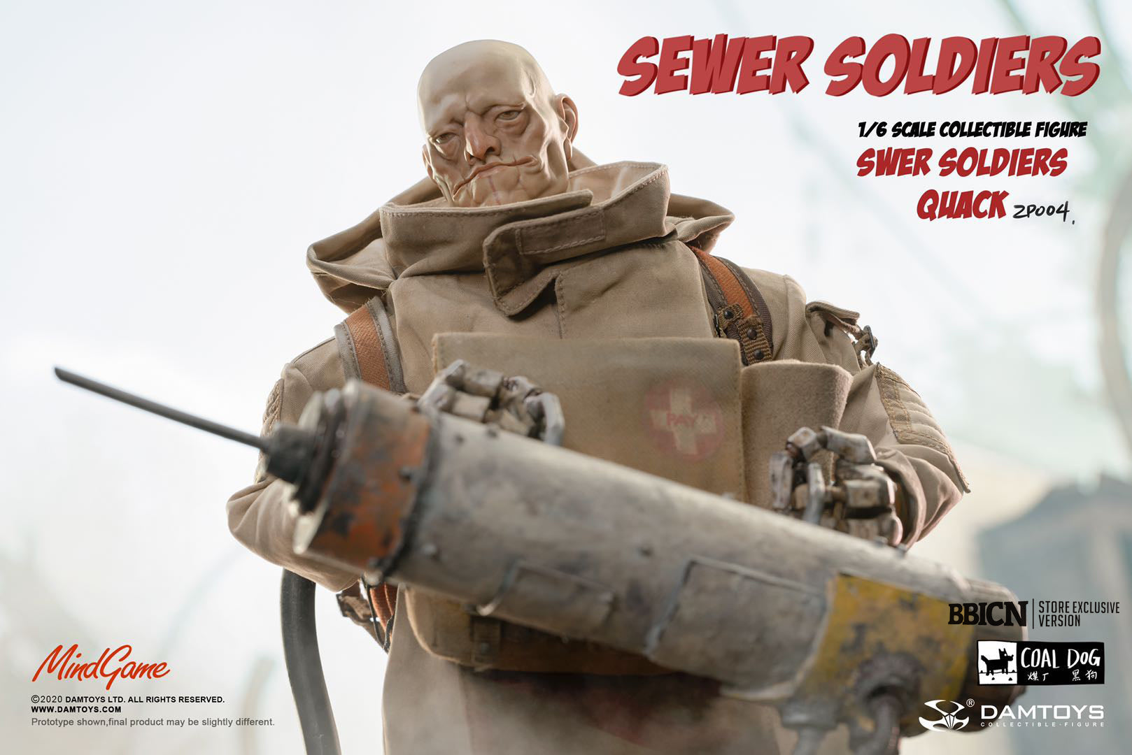 DamToys x Coal Dog - Sewer Soldiers - Quack (MindGames 5th Anniversary) (1/6 Scale)