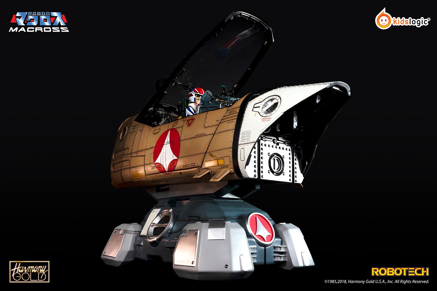 Kids Logic - Robotech Macross - VF-1J Training Type Cockpit Statue (1/6 Scale) - Marvelous Toys