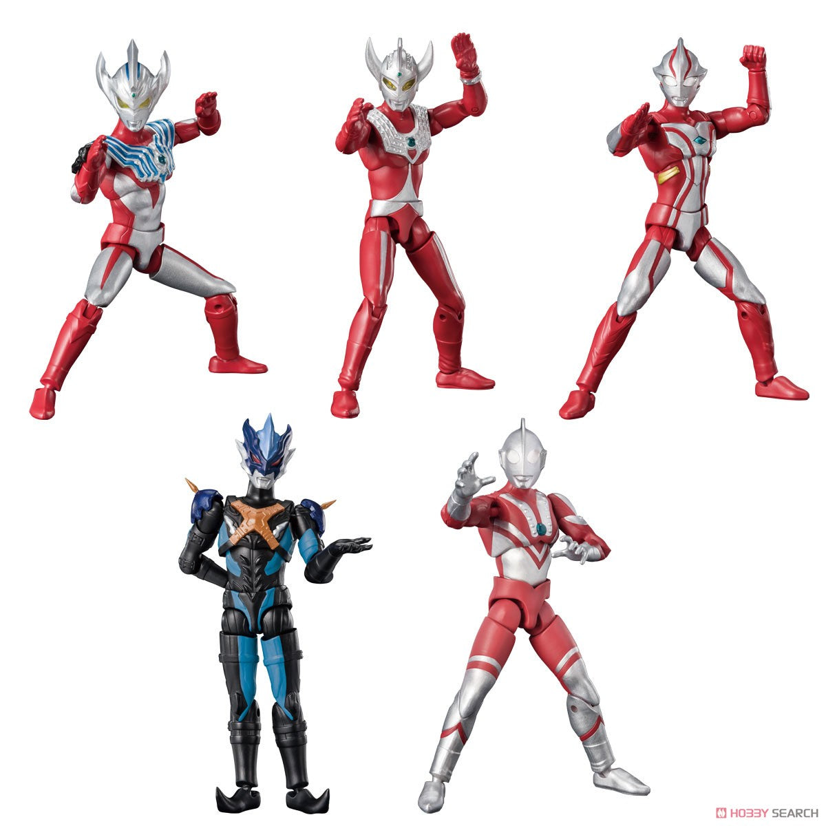 Bandai - Shokugan - Ultraman - Chodo Alpha - Ultraman (Set of 5)