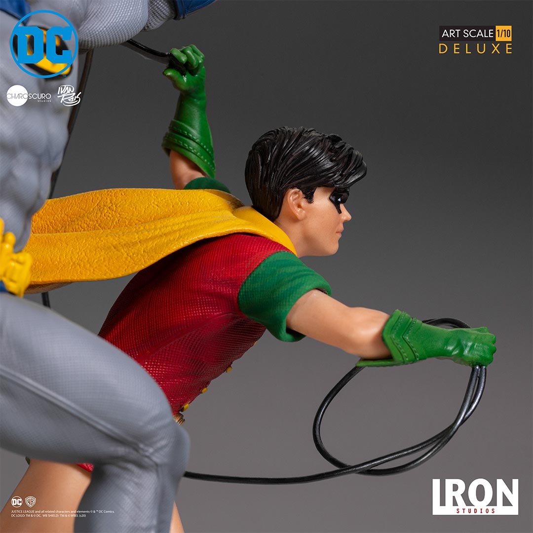 Iron Studios - Deluxe Art Scale 1:10 - DC Comics by Ivan Reis - Batman &amp; Robin - Marvelous Toys