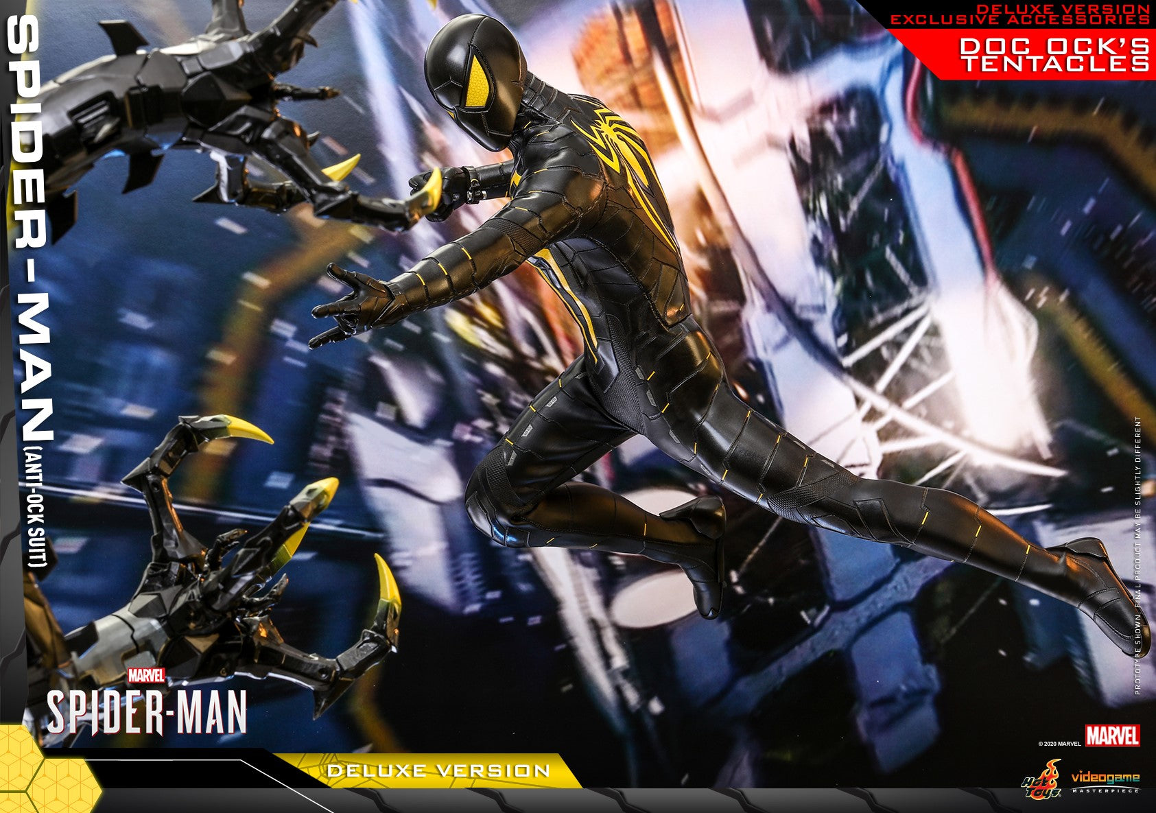 Hot Toys - VGM45 - Marvel&#39;s Spider-Man - Spider-Man (Anti-Ock Suit) (Deluxe Ver.) - Marvelous Toys