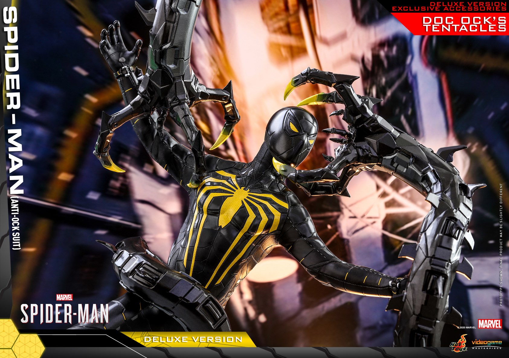Hot Toys - VGM45 - Marvel&#39;s Spider-Man - Spider-Man (Anti-Ock Suit) (Deluxe Ver.) - Marvelous Toys