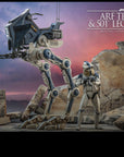 Hot Toys - TMS091 - Star Wars: The Clone Wars - ARF Trooper & 501st Legion AT-RT - Marvelous Toys