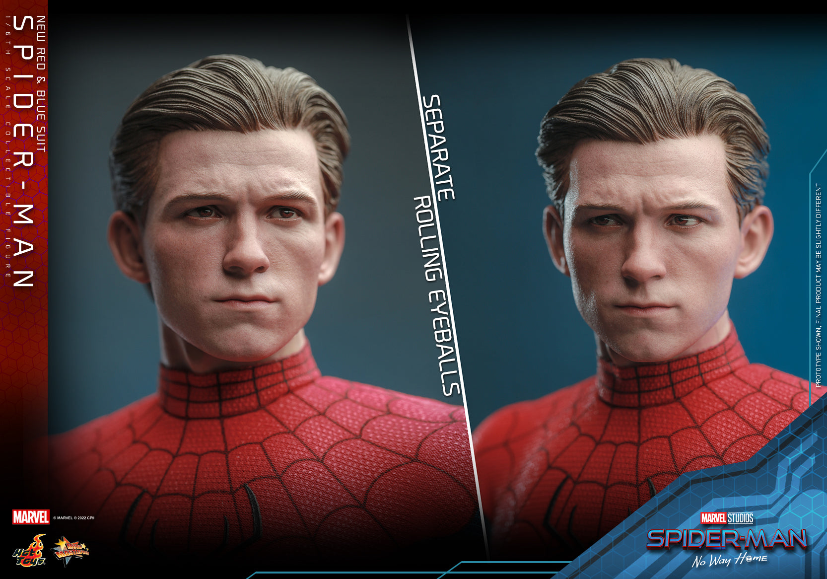 Hot Toys - MMS679 - Spider-Man: No Way Home - Spider-Man (New Red and Blue Suit) - Marvelous Toys