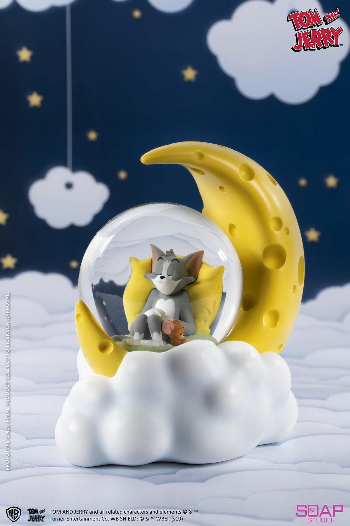 Soap Studio - Tom and Jerry - Cheese Moon Snow Globe (Reissue) - Marvelous Toys