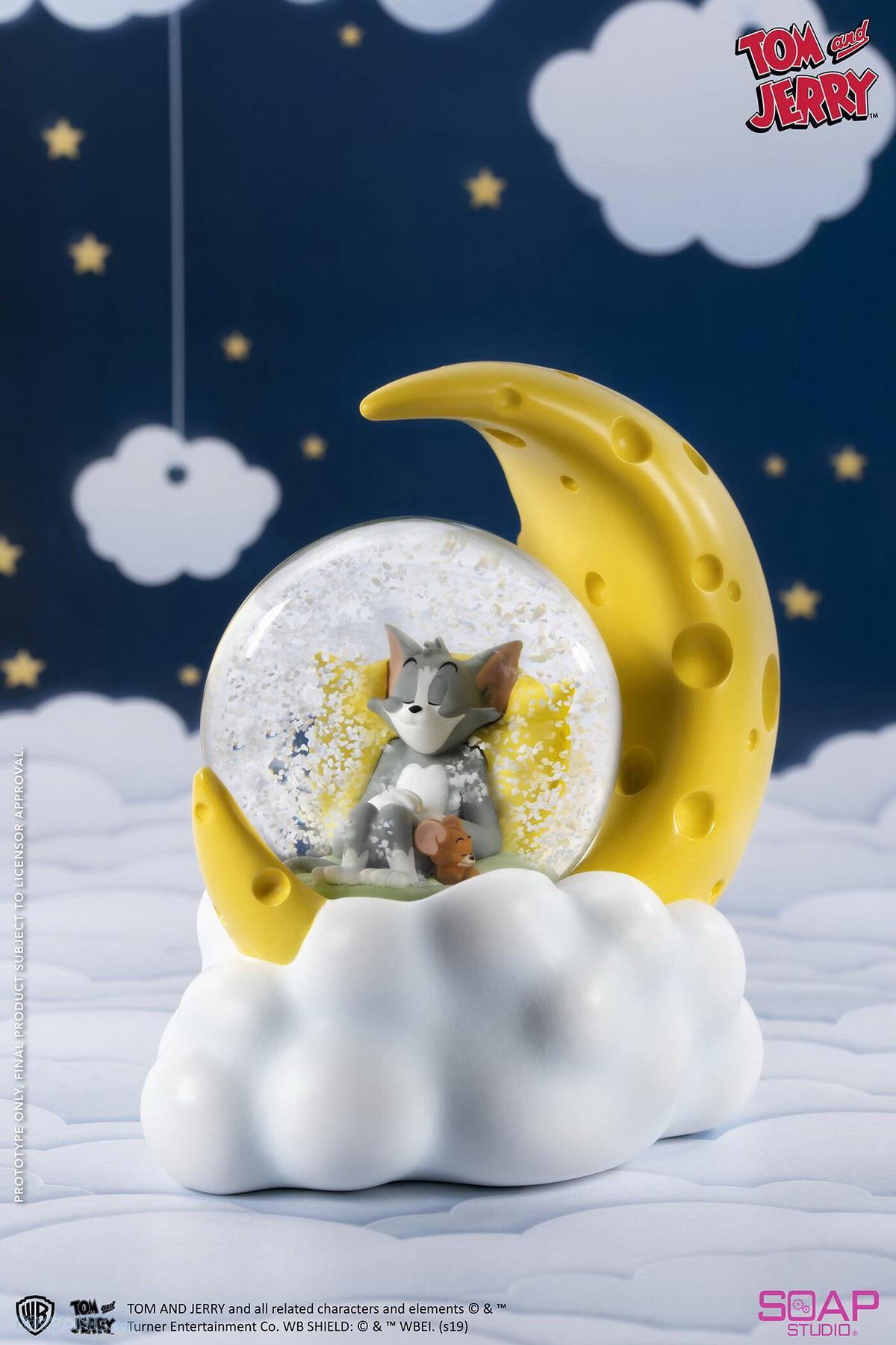 Soap Studio - Tom and Jerry - Cheese Moon Snow Globe (Reissue) - Marvelous Toys