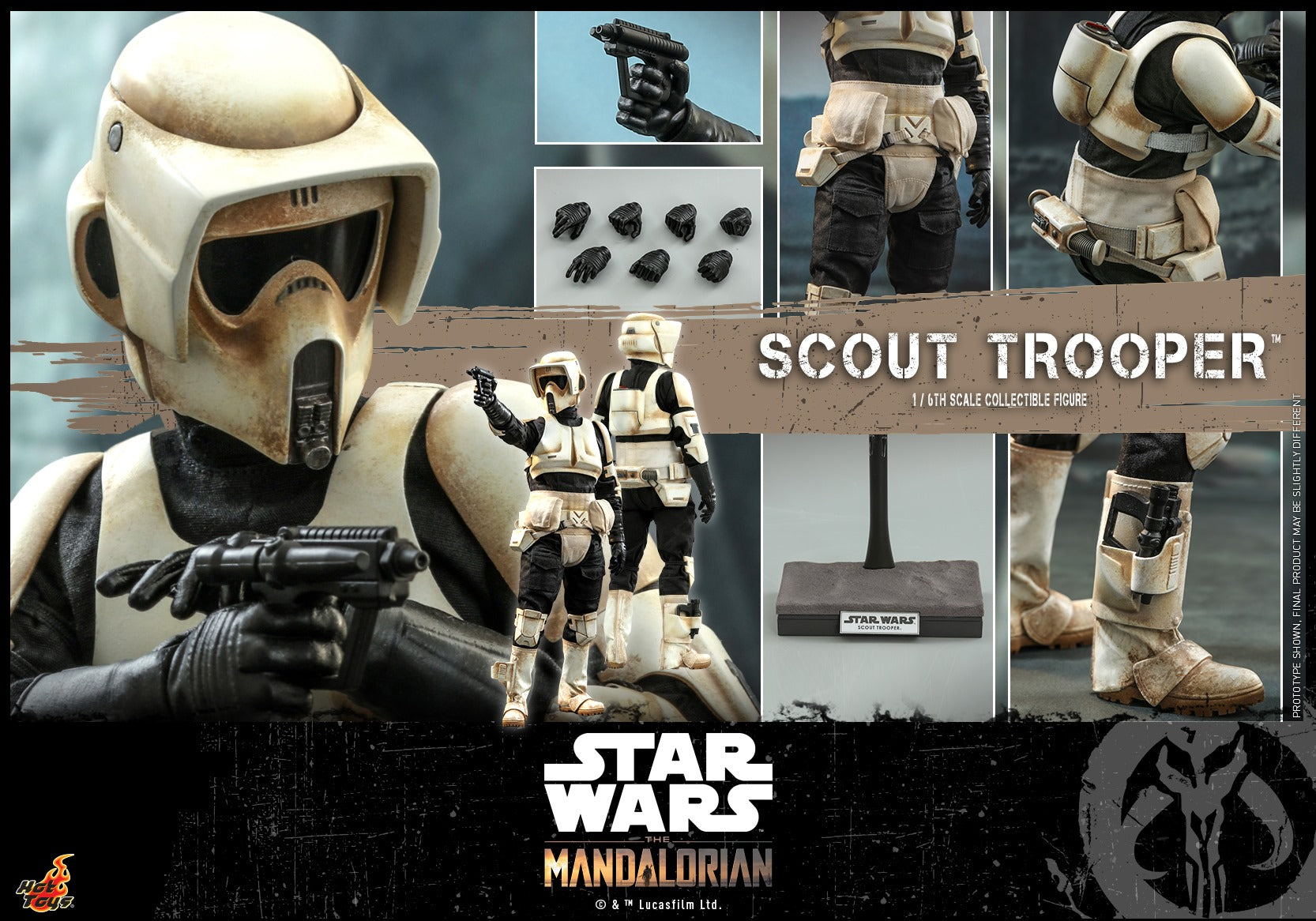 Hot Toys - TMS016 - Star Wars: The Mandalorian - Scout Trooper - Marvelous Toys