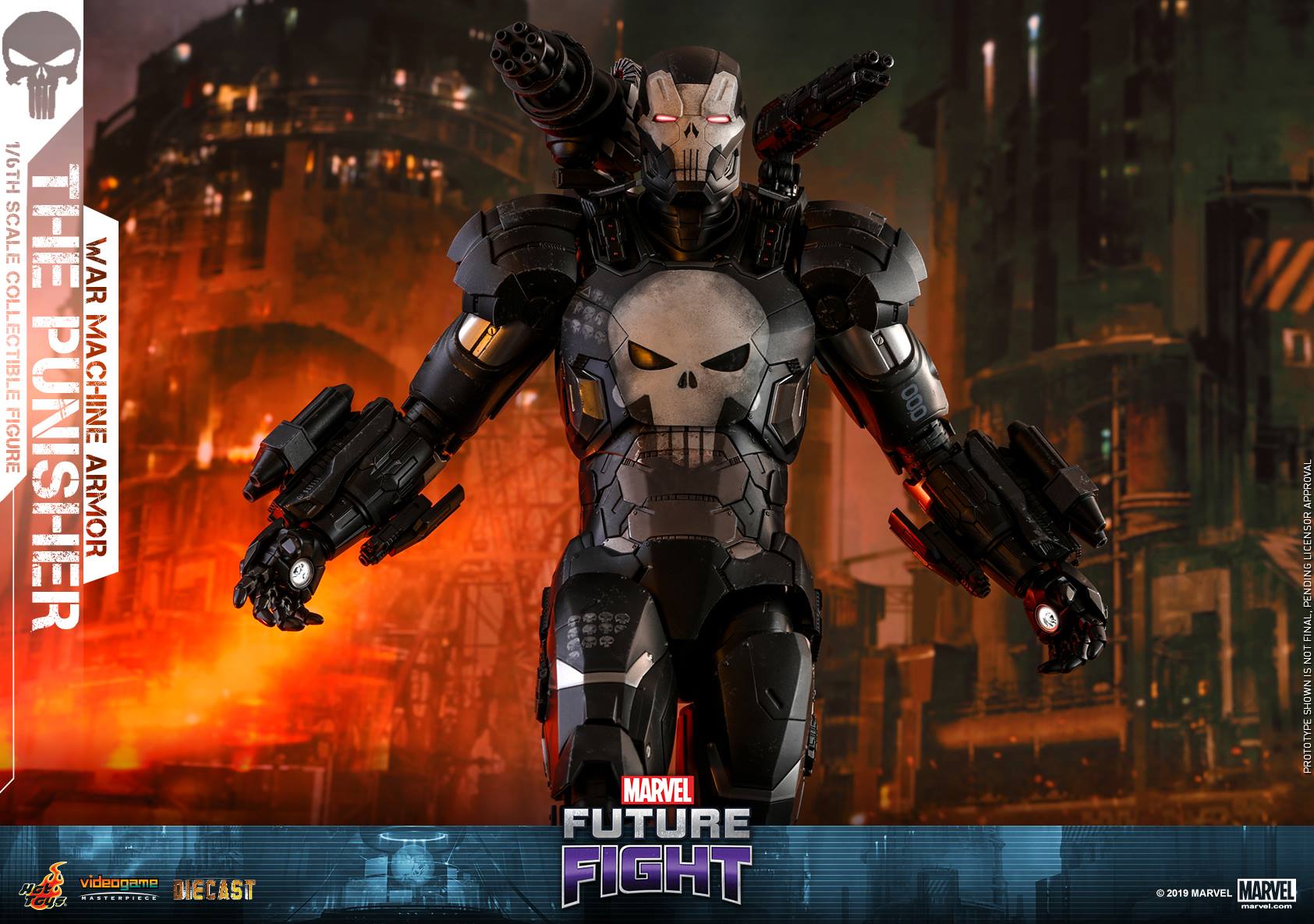Hot Toys - VGM33D28 - Marvel Future Fight - The Punisher (War Machine Armor) - Marvelous Toys