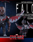 Hot Toys - AMC022 - Captain America: Civil War - Falcon Artist Mix Collectible Bobble-Head Designed by TOUMA - Marvelous Toys