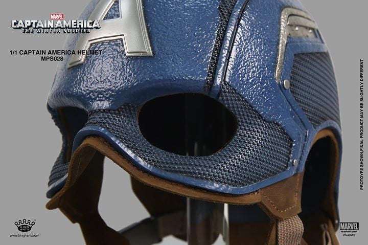 King Arts - MPS028 - Movie Props Series 1:1 - Captain America: The Winter Soldier - Captain America Helmet - Marvelous Toys