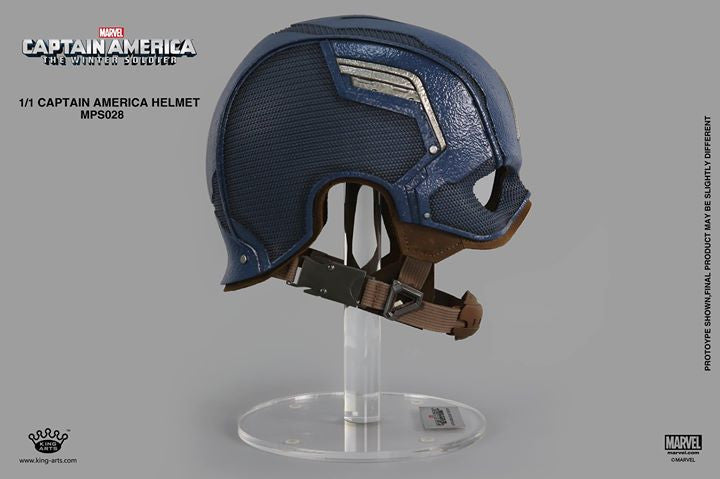 King Arts - MPS028 - Movie Props Series 1:1 - Captain America: The Winter Soldier - Captain America Helmet - Marvelous Toys