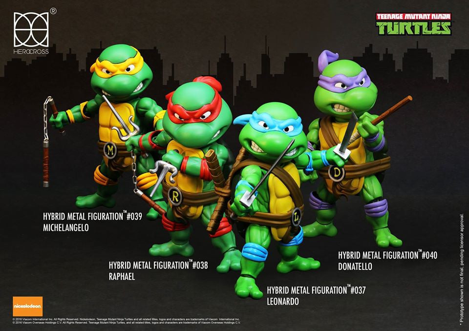 Herocross - Hybrid Metal Figuration - Teenage Mutant Ninja Turtles - Leonardo - Marvelous Toys