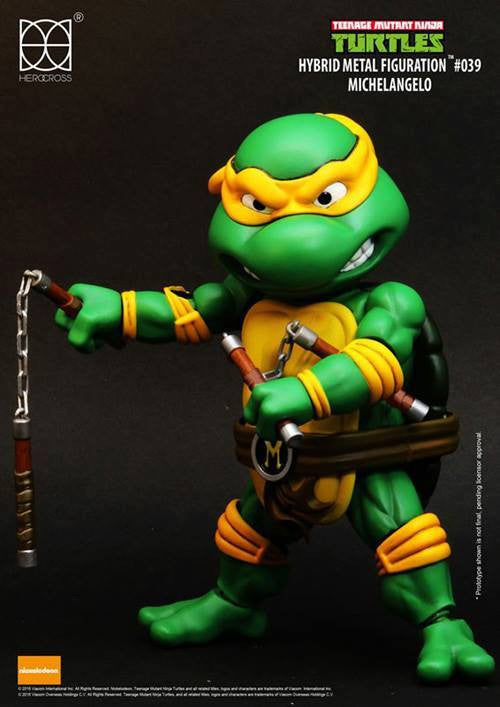 Herocross - Hybrid Metal Figuration - Teenage Mutant Ninja Turtles - Michelangelo - Marvelous Toys - 2