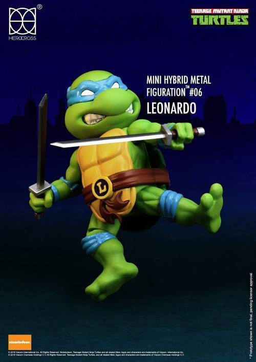 Herocross - Mini Hybrid Metal Figuration - Teenage Mutant Ninja Turtles (Set of 4) - Marvelous Toys