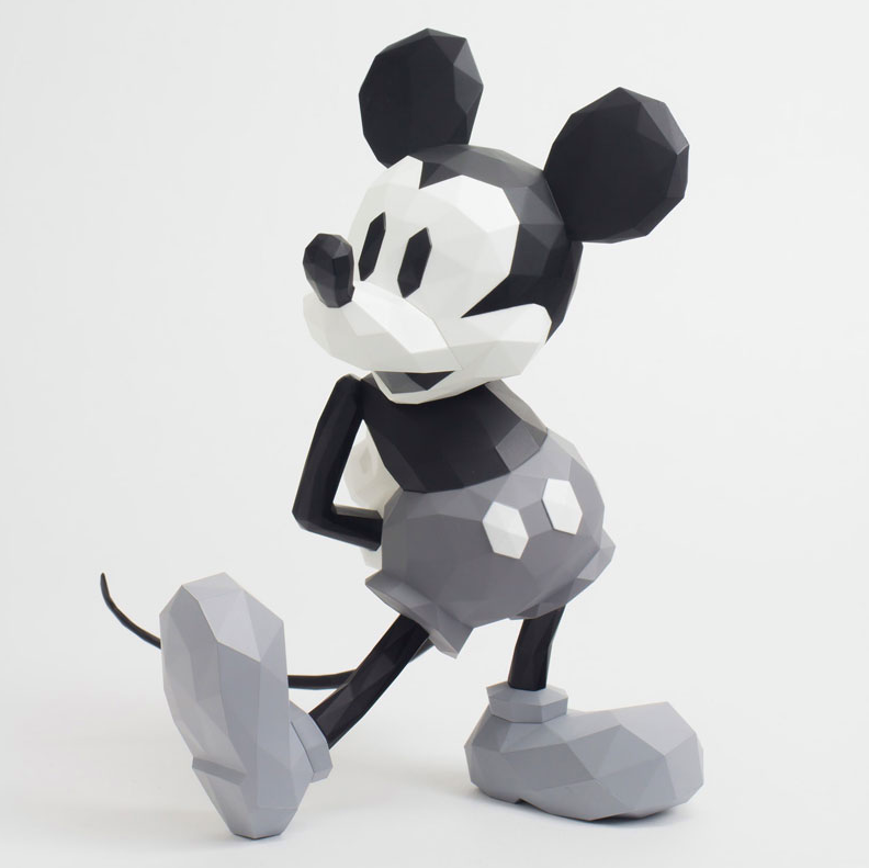 Sentinel - POLYGO Mickey Mouse Grey (Japan Version) - Marvelous Toys - 3