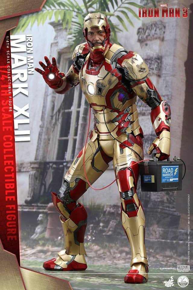 Hot Toys - QS008 - Iron Man 3 - 1/4th scale Mark XLII (Deluxe Version) - Marvelous Toys - 12