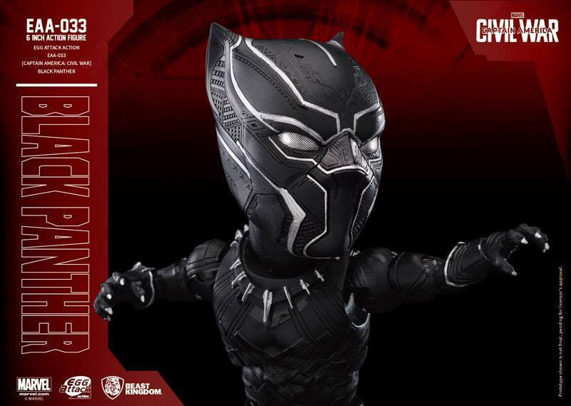Egg Attack Action - EAA-033 - Captain America: Civil War - Black Panther - Marvelous Toys