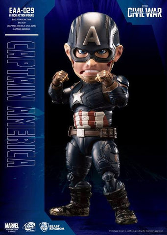 Beast Kingdom - Egg Attack Action EAA-029 - Captain America: Civil War - Captain America - Marvelous Toys - 1