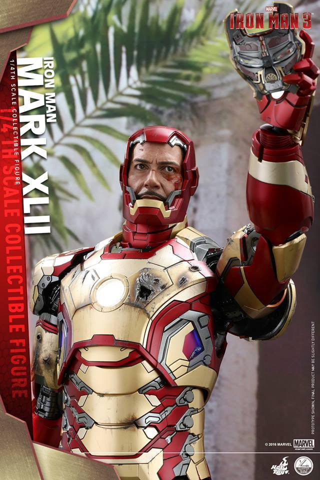 Hot Toys - QS008 - Iron Man 3 - 1/4th scale Mark XLII (Deluxe Version) - Marvelous Toys - 16