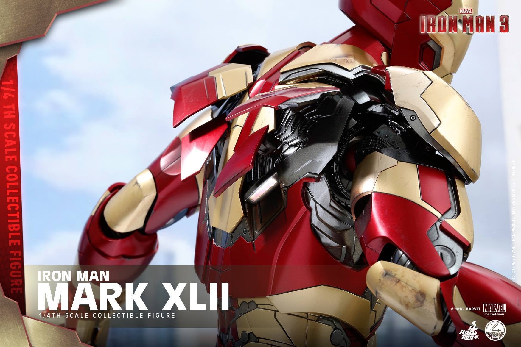 Hot Toys - QS008 - Iron Man 3 - 1/4th scale Mark XLII (Deluxe Version) - Marvelous Toys - 18