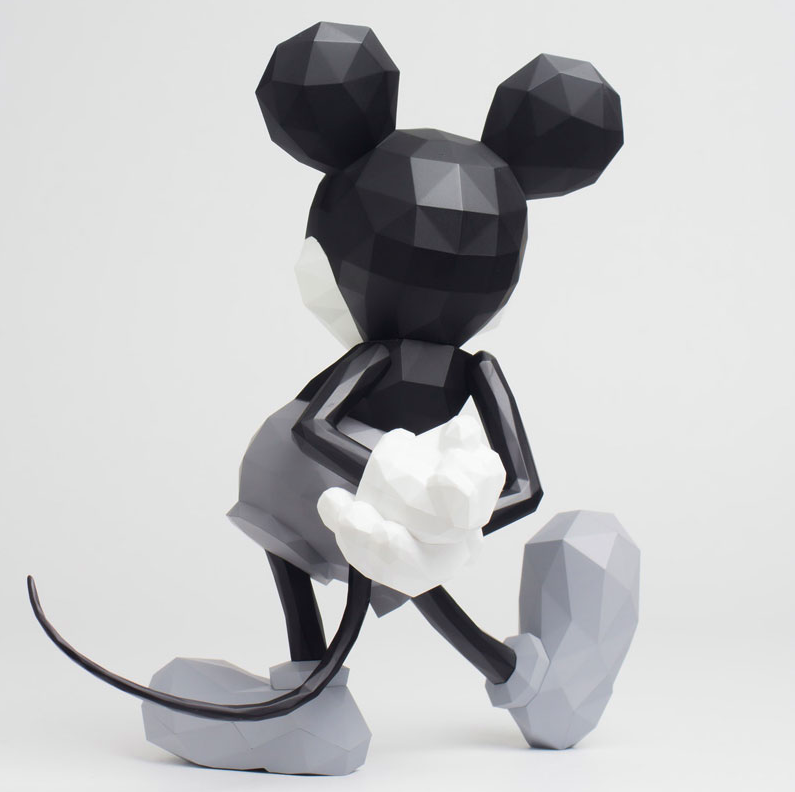 Sentinel - POLYGO Mickey Mouse Grey (Japan Version) - Marvelous Toys - 4