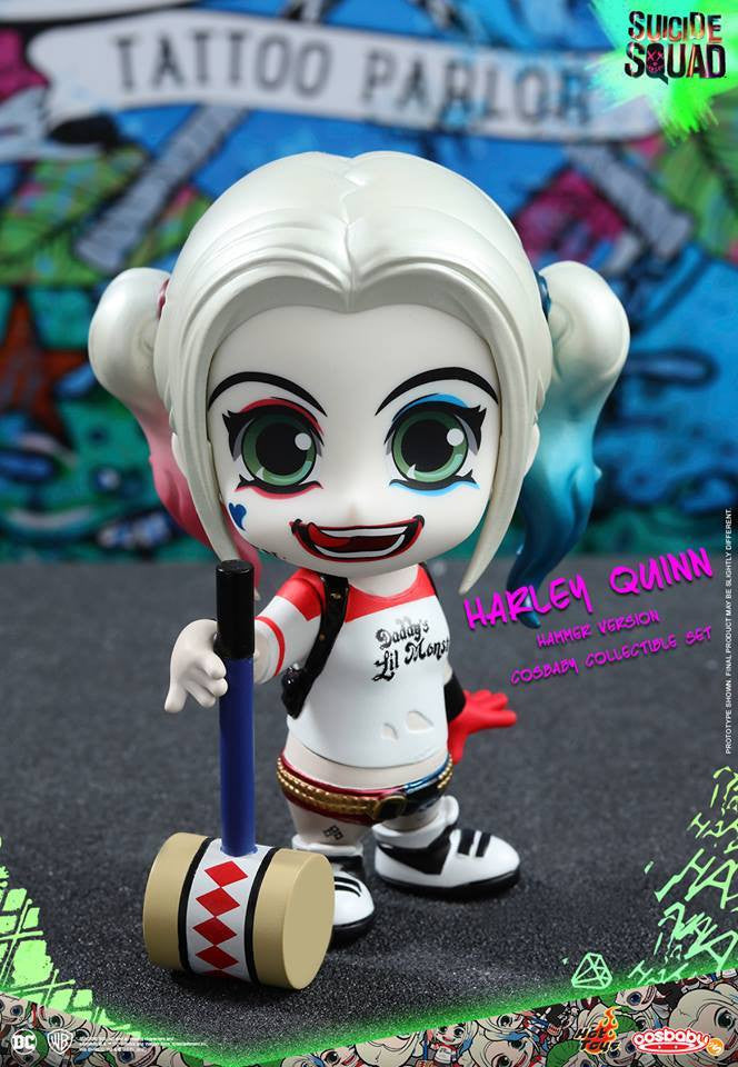 Hot Toys - COSB303 – Suicide Squad – The Joker &amp; Harley Quinn (Hammer Version) Cosbaby Collectible Set - Marvelous Toys