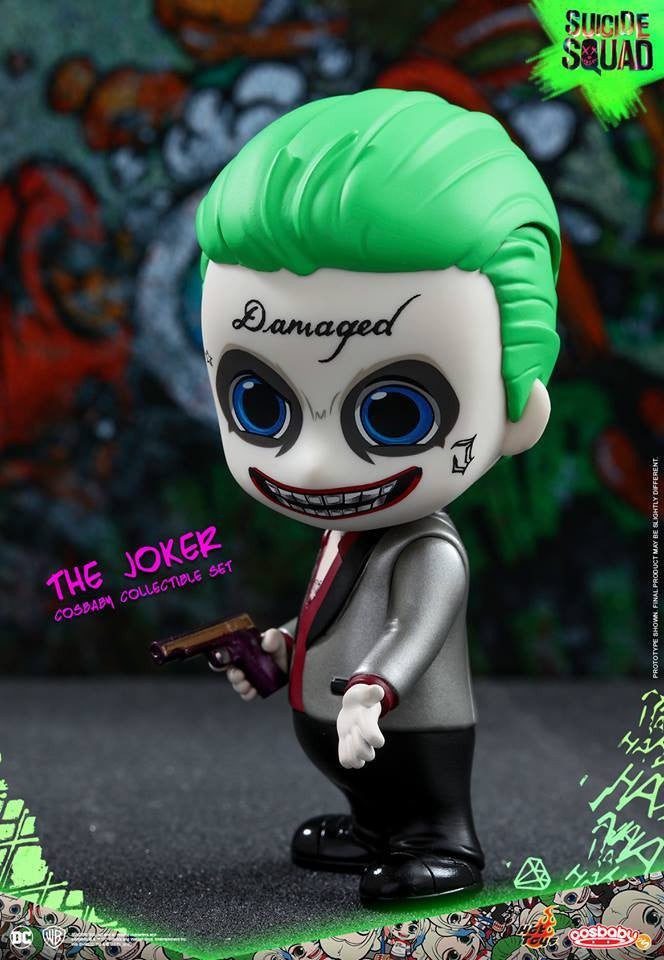Hot Toys - COSB303 – Suicide Squad – The Joker &amp; Harley Quinn (Hammer Version) Cosbaby Collectible Set - Marvelous Toys
