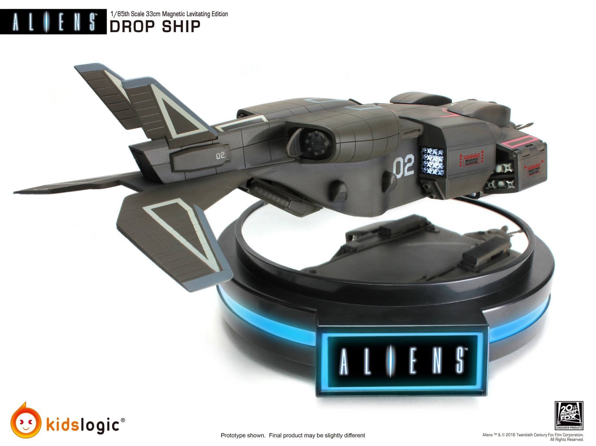 Kids Logic - ML-04 - Aliens - 1/85 Magnetic Levitating Drop Ship - Marvelous Toys