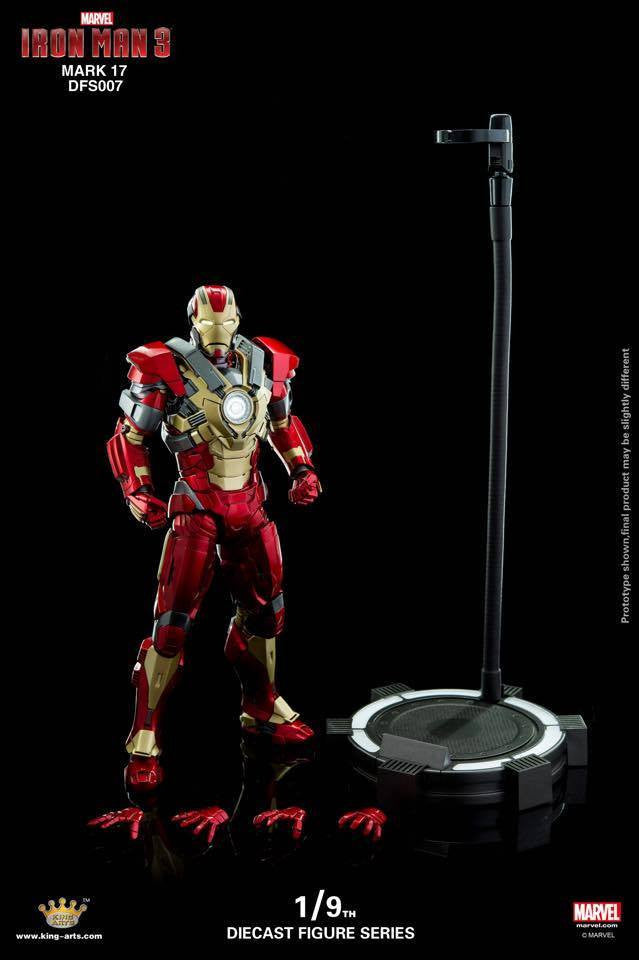 King Arts - DFS007 - Iron Man 3 - Iron Man Mark XVII (Heartbreaker) - Marvelous Toys